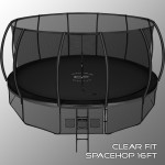 Каркасный батут Clear Fit SpaceHop 16Ft - магазин СпортДоставка. Спортивные товары интернет магазин в Омске 