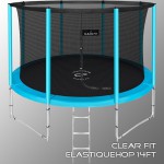 Каркасный батут Clear Fit ElastiqueHop 14Ft - магазин СпортДоставка. Спортивные товары интернет магазин в Омске 