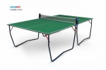 Теннисный стол Hobby Evo green - ультрасовременная модель для использования в помещениях - магазин СпортДоставка. Спортивные товары интернет магазин в Омске 