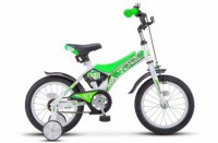 Детский велосипед Stels Jet 14" Z010 зеленый  2022 - магазин СпортДоставка. Спортивные товары интернет магазин в Омске 