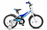 Детский велосипед Stels Jet 16" Z010 синий белый 2022 - магазин СпортДоставка. Спортивные товары интернет магазин в Омске 