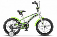 Детский велосипед Stels Arrow 16" V020 зеленый 2022 - магазин СпортДоставка. Спортивные товары интернет магазин в Омске 