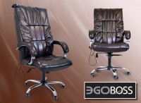 Офисное массажное кресло EGO BOSS EG1001 Шоколад в комплектации LUX - магазин СпортДоставка. Спортивные товары интернет магазин в Омске 