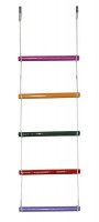 Детская веревочная лестница для ДСК 5 перекладин цвет радуга ЛВ5-3А - магазин СпортДоставка. Спортивные товары интернет магазин в Омске 