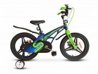 Детский велосипед Stels Galaxy Pro 16" V010 зеленый 2022 - магазин СпортДоставка. Спортивные товары интернет магазин в Омске 