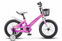 Детский велосипед Stels Pilot-150 16" V010 розовый 2022 - магазин СпортДоставка. Спортивные товары интернет магазин в Омске 