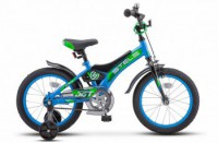 Детский велосипед Stels Jet 16" Z010 синий черный  2022 - магазин СпортДоставка. Спортивные товары интернет магазин в Омске 