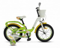 Детский велосипед Stels Pilot-190 16" V030 Зелёный жёлтый белый 2022 - магазин СпортДоставка. Спортивные товары интернет магазин в Омске 